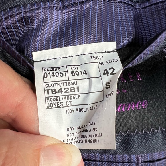 Ted Baker London Endurance‎ Navy Wool 2 Button Blazer Jones CT - Picture 7 of 7